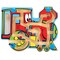 Hape: Choo Choo Tracks - Wooden Magnetic Wand Bead Maze, Durable Colorful Train Shaped Toy w/ Carry Handle, Plastic Cover, Toddlers & Kids Ages 2+